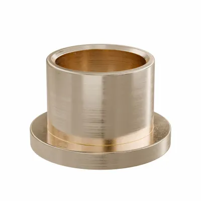 OILITE Flanged Sleeve Bearing: Bronze, SAE 841, 5/8 in Bore, 3/4 in OD, 5/8 in Lg - Lubricated General Purpose Metallic Flanged Sleeve Bearings