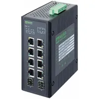 MURRELEKTRONIK Ethernet switch: Unmanaged, DIN Rail, 10 Ports, RJ45/SCRJ, 1000 mbps/Ethernet/Gigabit (MPN 58194)