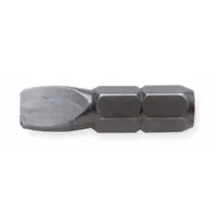 PROTO Insert Bit: Insert Bit, Slotted Head, Imperial, 9/32 in Bit Industry Size, Std, Hex, S2 Steel (MPN J60208)