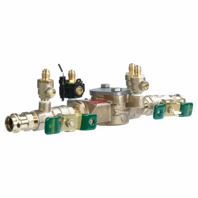 WATTS NPT inlet and outlet connections with Viega ProPress (R) Adaptors: LF007 - Watts Double Check Backflow Preventers