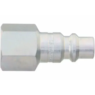 WEATHERHEAD Quick Connect Hose Coupling: 1/2 in Body Size, 1/2 in Hose Fitting Size - Universal Interchange Steel Quick-Connect Air Coupling Plugs