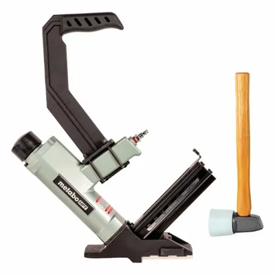 METABO HPT Staple Gun: For 1/2 in Staple Wd, For 15 1/2 ga Staple Gauge - Air-Powered Flooring Staplers