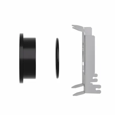 SCHNEIDER ELECTRIC Flush Mounting Kit: 30 mm Panel Mounting Size - Mounting Kits & Modules