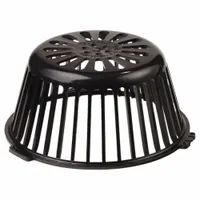 JAY R. SMITH MFG. CO Dome Strainer: 11 1/8 in Overall Dia, 5 1/4 in Overall Ht, Plastic, Unfinished (MPN 1010D)