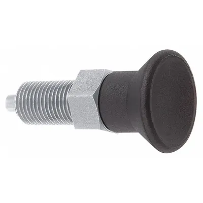 KIPP Indexing Plunger: Nonlocking, SS, M6x0.75 Thread - Nonlocking Pull-Knob Indexing Plungers