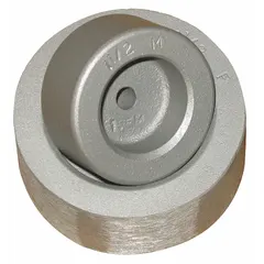Socket fusion head set designed for joining polypropylene or polyethylene pipes in industrial piping systems. For use with 1 1/2 in pipe size to create leak-proof socket fusion joints.
