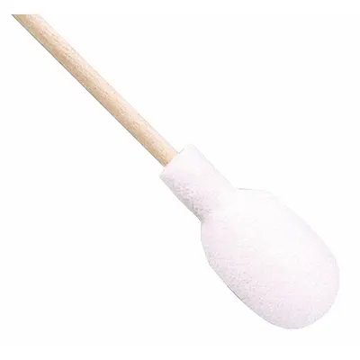 COVENTRY Swab: Polyurethane Foam, 6 in Overall Lg, 13/16 in Tip Lg, 5 1/4 in Handle Lg - Cleanroom Swabs & Applicators