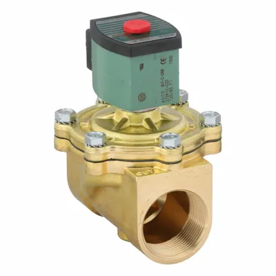 REDHAT Solenoid Valve: 2-Way, Normally Closed, 1 1/2 in Pipe Size, 120V AC, High Flow - 2-Way/2-Position, Normally Closed Solenoid Valves