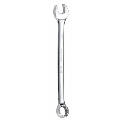 WESTWARD Combination Wrench: Alloy Steel, Chrome, 20 mm Head Size, 10 5/8 in Overall Lg - Metric 12-Point Combination Wrenches