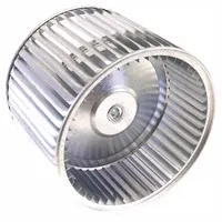Blower Wheel: 10 1/2 in Dia, 8 in W, CW Closed End, Steel Wheel, 1 Inlets, 1/2 in Bore, Tabbed (MPN S1-026-34005-000)