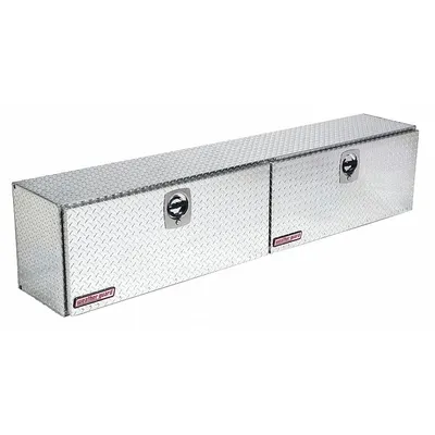 WEATHER GUARD Topside Truck Box: Topside Truck Box, Double Drop-Down Doors Lid, D-Handle - Double Drop-Down Door Topside Boxes