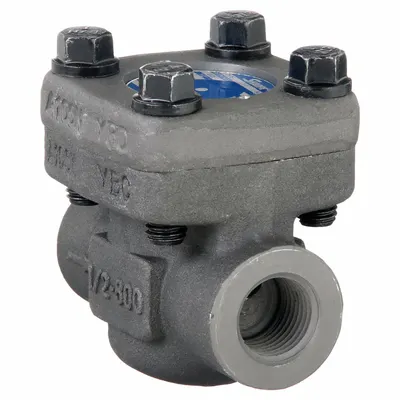 SHARPE Piston Check Valve: Piston, Inline Valve Body, 1/2 in Pipe Size, FNPT x FNPT - Stainless Steel Inline Piston Check Valves