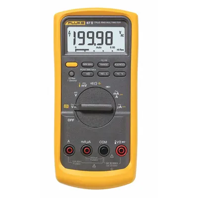 FLUKE Digital Multimeter: TRMS, CAT III 1000V/CAT IV 600V - Standard Feature Multimeters