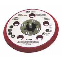 3M Low Profile PSA Disc Backup Pad: 5 in Dia x 3/8 in T, 5/16"-24 Threaded-Shank, 5 Hole (MPN 05655)
