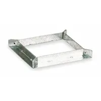 3M Square Mounting Bracket: Square, 0.75 in Overall Ht, 4 in Overall Lg, 4 in Overall Wd, 3 hr (MPN PT4SMB)