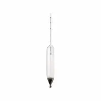 Hydrometer: Alcohol Proof Plain Form, 75/95% Range, 0.002, Glass, +/-0.2% Accuracy (MPN 0829609)
