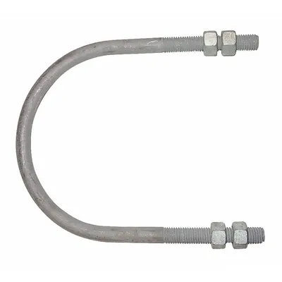 Parker Accumulator Mounting U-Bolt: 4WB60/4WB62/4WB64/4WB68, 7.13 in Inside Dia. - Piston Accumulator Mounting U-Bolts