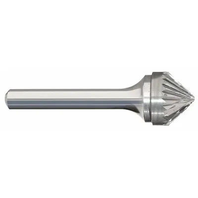 OEM Carbide Bur: 90° Cone - Double-Cut 90-Degree Cone Burs