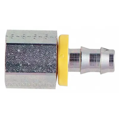 PARKER Barbed Hydraulic Hose Fitting: -6 For Hose Dash Size, For 3/8 in Hose I.D. - Brass Barbed Hydraulic Hose Fittings