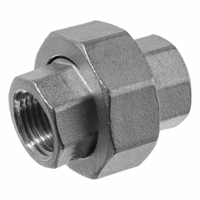 USA INDUSTRIALS Metal Pipe Straight: Straight, 1/4 in x 1/4 in, Class 125, 125 psi - Chrome-Plated Threaded Low-Pressure Pipe Fittings