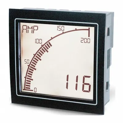 TRUMETER Current Meter: 9 Display Span - Min, 9,999 Display Span - Max, 12 V AC – 24 V AC - AC Current Digital Panel Meters
