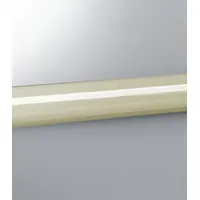 PVC crash rail and bumper guard in Eggshell finish. Overall height 2 in, overall length 12 ft. No internal rubber bumper. Used for wall protection in high-traffic areas such as corridors and loading docks