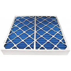Pleated air filter designed as a replacement for compatible precision cooling systems. Captures airborne particles to protect HVACR equipment and maintain air quality in temperature-sensitive environments.