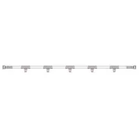 METRO Stackable Shelf Ledge: 3 7/8 in x 1 5/16 in, Front to Back, 1 Dividers/Ledges, Taupe, MQL72-2S