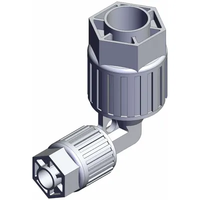 SMC High Purity Tube Fitting: 3/4 in OD x 3/8 in OD Size, Compression x Compression - PFA Compression Tube Fittings