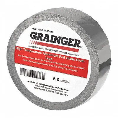 OEM Foil Tape: 2 in Wd - Reinforced Foil Tape