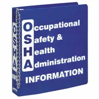 OSHA Info Binder: Occupational Safety and Health Administration Information, 11 in Overall Ht, Blue (MPN BR806E)