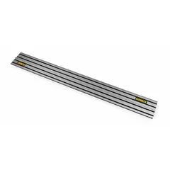 Track saw track designed to provide a guided cutting surface for track saw operations. Dual-edged design allows for use on both sides. Commonly used in woodworking and construction for making straight, accurate cuts in sheet materials such as plywood and MDF.