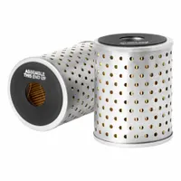 Spin-on hydraulic fluid filter for Freightliner vehicles. Outside diameter 4 in, overall height 6 1/2 in. Removes contaminants from hydraulic fluid to protect system components in industrial and mobile equipment