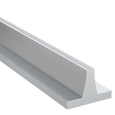 THOMSON Linear Shaft Support Rail: 5/8 in Shaft Dia, 24 in Lg, Unfinished - Linear Shaft Support Rails
