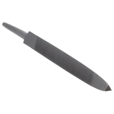 WESTWARD Triangular File: Triangular, Single-Cut, Bastard Cut, 4 in Lg without Tang - Double-Cut Triangular Files