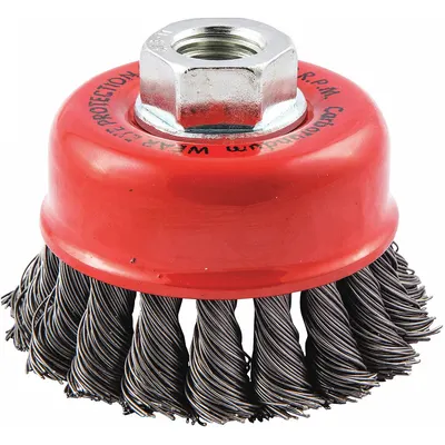 OEM Cup Brush: Twisted Steel - Heavy-Cleaning Brushes for Contoured Carbon Steel Surfaces