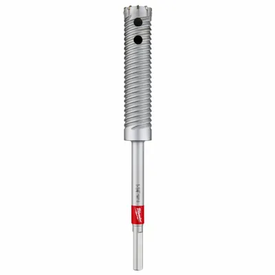 MILWAUKEE Rebar Cutter Drill Bit: 1 1/2 in Drill Bit Size, 10 in Max Drilling Dp - 3-Flat-Shank Rebar Cutting Drill Bits