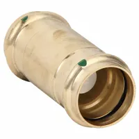 VIEGA PROPRESS Check Valve: Inline Valve Body, 1 1/4 in Pipe Size, Press x Press, Bronze, Press (MPN 79050)