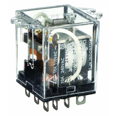OMRON Flange Mount Relay: Surface (Top Flange) Mounted, 10 A Current Rating, 24V DC - Surface-Mounted Relays