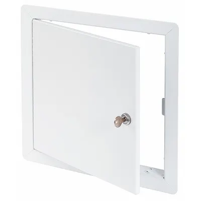 TOUGH GUY Access Door: 12 in Ht, 12 in Wd, Hidden Pin Hinge, Exposed Flange, Steel - Locking Access Doors