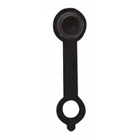 WESTWARD Grease Fitting Caps: Black, Plastic
