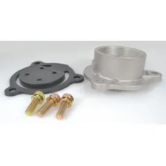 Suction flange kit for dewatering and wastewater pumps. Used to connect suction piping to the pump inlet, providing a secure and leak-resistant seal for fluid transfer.