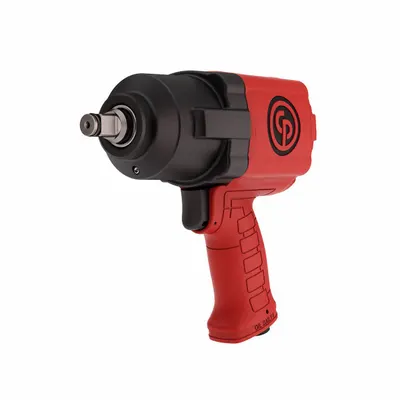 CHICAGO PNEUMATIC Air Impact Wrench: Compact, 1/2 in Drive, Pistol-Grip, Square, Std - Compact Pistol-Grip Impact Wrenches