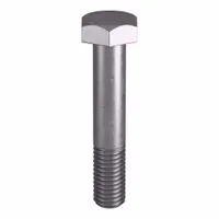 Grade B8 heavy hex bolt with 5/8"-11 thread size and 3-1/2" length, made to ASTM A193 material standards and ASME B18.2.1 dimensional standards. Suitable for structural applications including flanged connections, pressure vessels, and valve assemblies. Sold in a pack of 5 without nut
