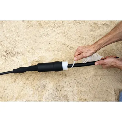 3M Cold Shrink Insulator: 3.97 in I.D. Before Shrinking, 1.3 in I.D. After Shrinking - Standard Cold Shrink Tubing