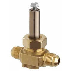 The Parker R26F63 SAE is a normally closed, 2-way refrigeration solenoid valve with a 0.2 in port size. It is used to control refrigerant flow in commercial and industrial cooling systems, such as walk-in coolers, freezers, and process chillers.
