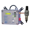 This calibration kit is used to test supplied-air respirator (SAR) systems for carbon monoxide contamination. It operates at a maximum pressure of 145 psi with an air flow of 0.8 cfm and features 1/2 in NPT fittings. Powered by AC power and includes a power cord.