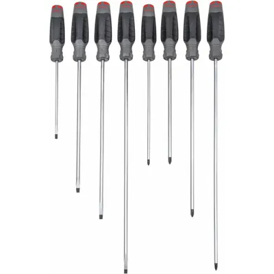 PROTO Screwdriver Sets: 1-10 Pieces, 8 Pieces, Cabinet/Keystone/Phillips Tip - General Purpose Screwdriver Sets