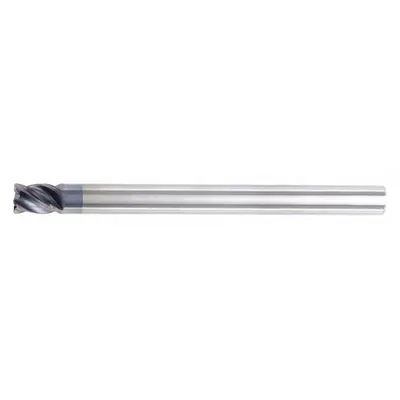 WIDIA HANITA Corner Chamfer End Mill: Carbide, TiAlN Coated, 4 Flute, 1/2" Mill Dia - Fast-Cutting Carbide Corner-Chamfer End Mills for Steel & Cast Iron