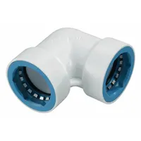 HYDRORAIN Elbow: 1" Push x 1" Push, ABS Plastic, 150 psi Max Working Pressure, 2.13 in Wd, 3 in Ht (MPN 08673)